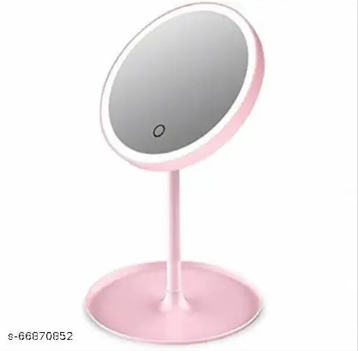 LED Portable Touch Screen Makeup Mirror | Desktop Beauty Mirror with LED Light