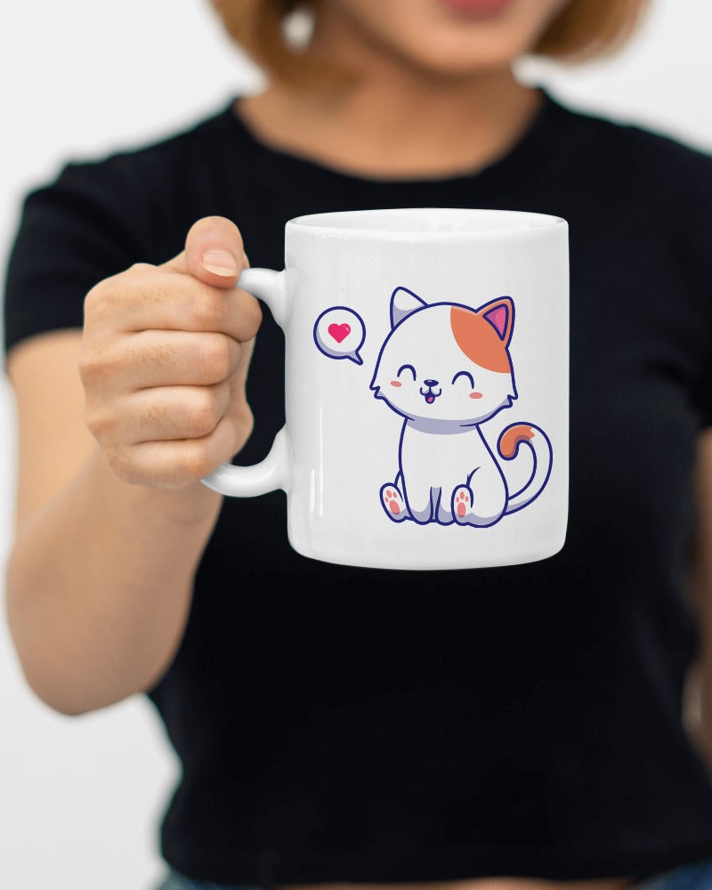 Cute Cat Cup - Adorable Kitty Mug for Cat Lovers