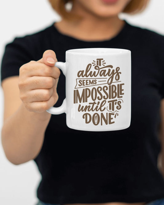 Inspirational Quote Coffee Mug - Start Your Day with Motivation