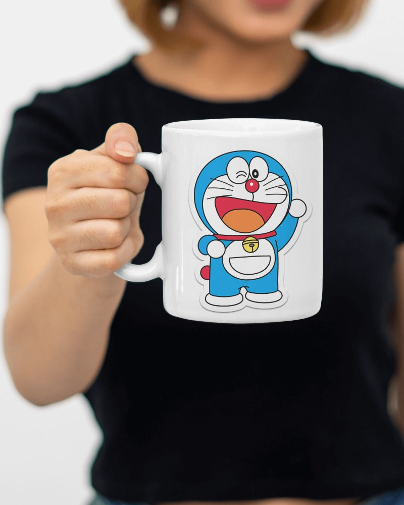 Doraemon Coffee Mug - Cute and Nostalgic Cartoon Design Mug