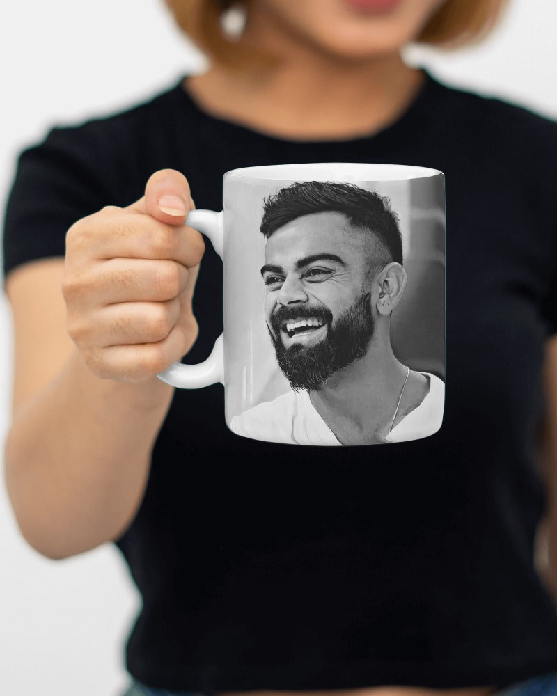 Virat Kohli Coffee Mug - Celebrate the Cricket Legend with Every Sip