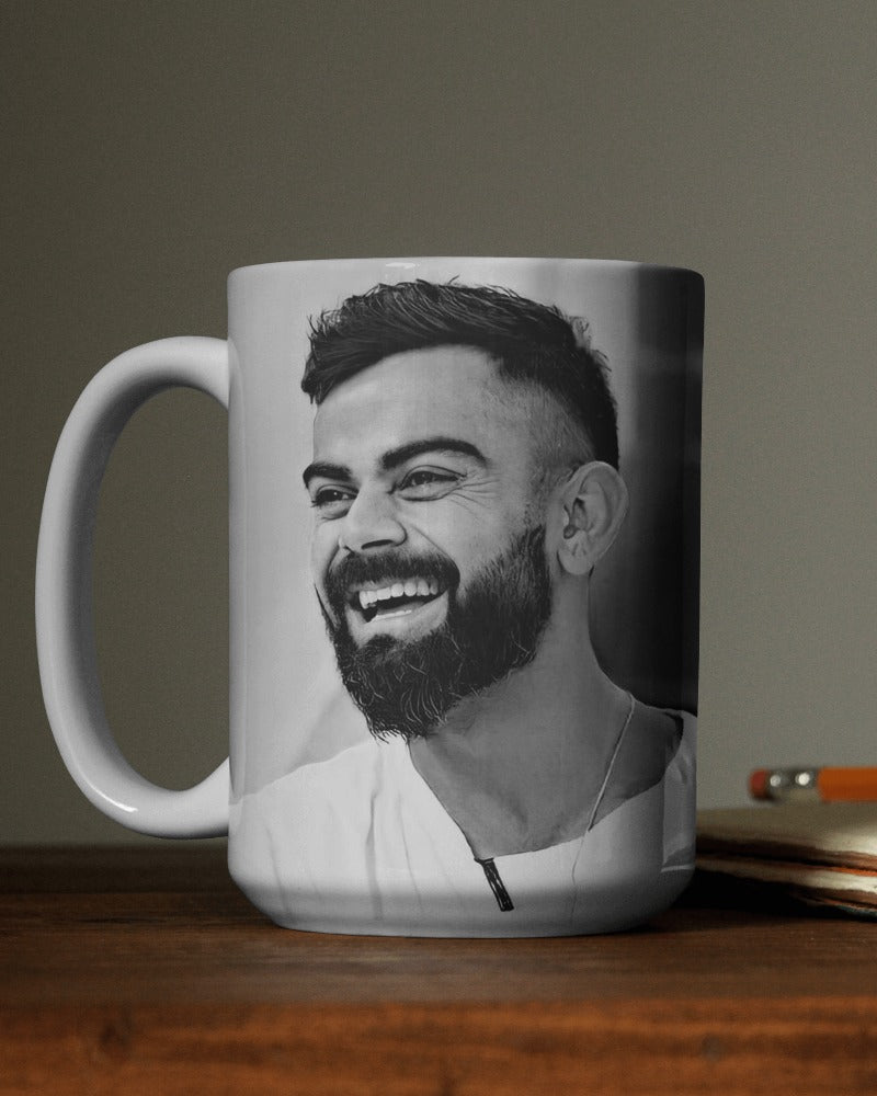 Virat Kohli Coffee Mug - Celebrate the Cricket Legend with Every Sip