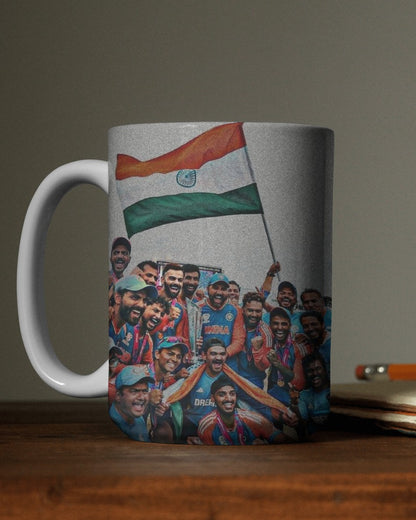 Indian Cricket Team World Cup Coffee Mug - Celebrate the Champions