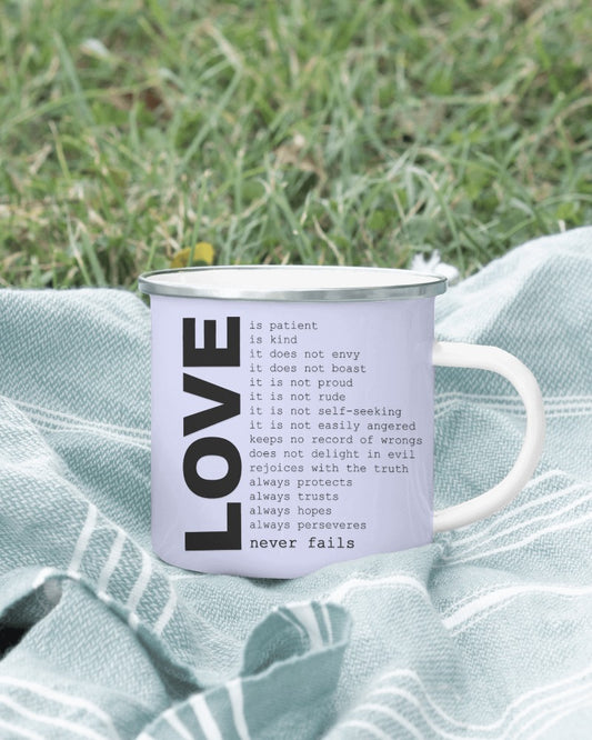 Romantic Love Quote Tea Cup Design | Heartfelt Message for Every Sip