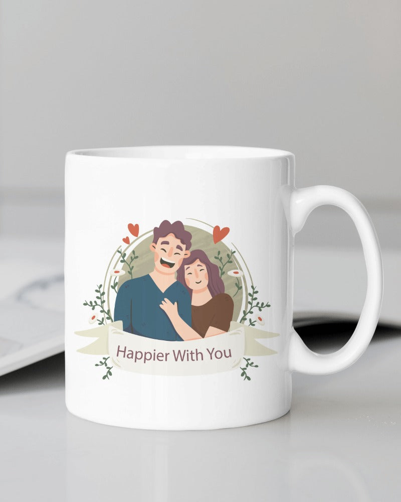 Couples Coffee Mug Set - Romantic Gift for Lovers