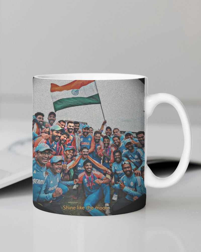 Indian Cricket Team World Cup Coffee Mug - Celebrate the Champions