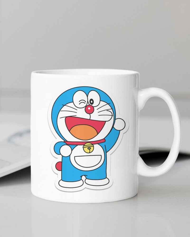 Doraemon Coffee Mug - Cute and Nostalgic Cartoon Design