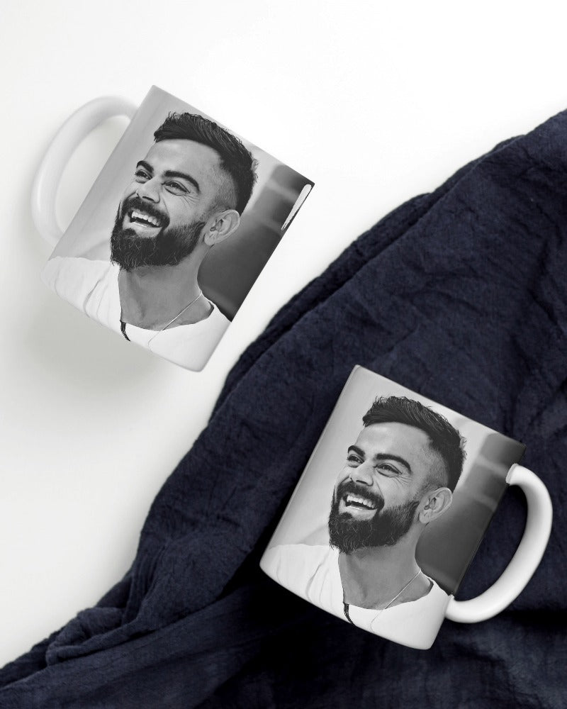 Virat Kohli Coffee Mug - Celebrate the Cricket Legend with Every Sip