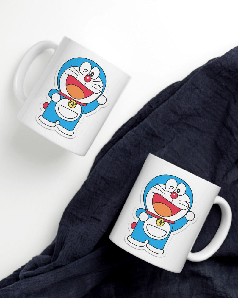 Doraemon Coffee Mug - Cute and Nostalgic Cartoon Design