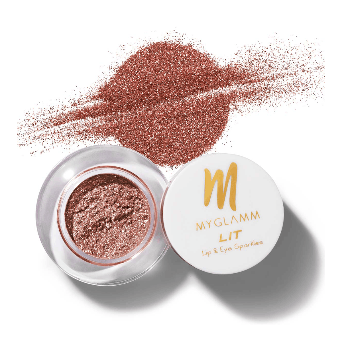 MyGlamm LIT Lip & Eye Sparkles - Her Royal Hotness | Dazzling Multi-Use Glitter for Lips & Eyes.