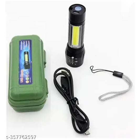Compact Metal Torch | Portable & Durable LED Flashlight for Everyday Use.