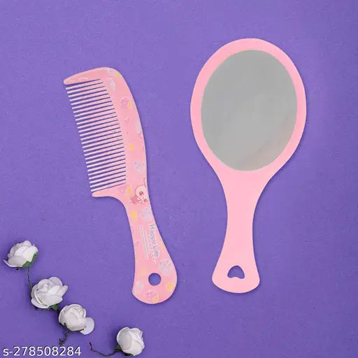 Mirror with Comb | Compact & Convenient Grooming Tool.