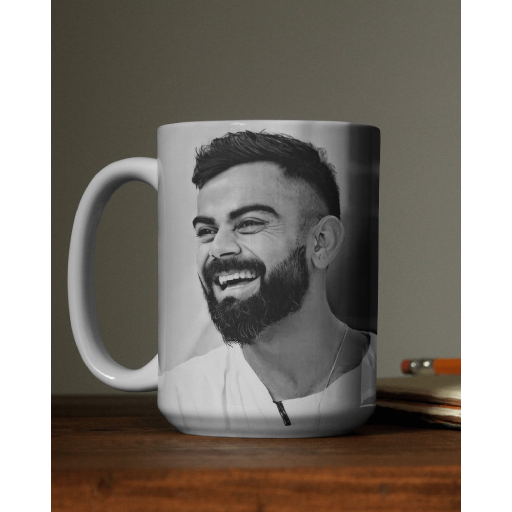 Virat Kohli Coffee Mug - Celebrate the Cricket Legend with Every Sip