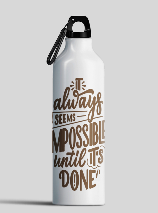 Inspirational Quote Shaker Bottle - Stay Motivated with Every Sip