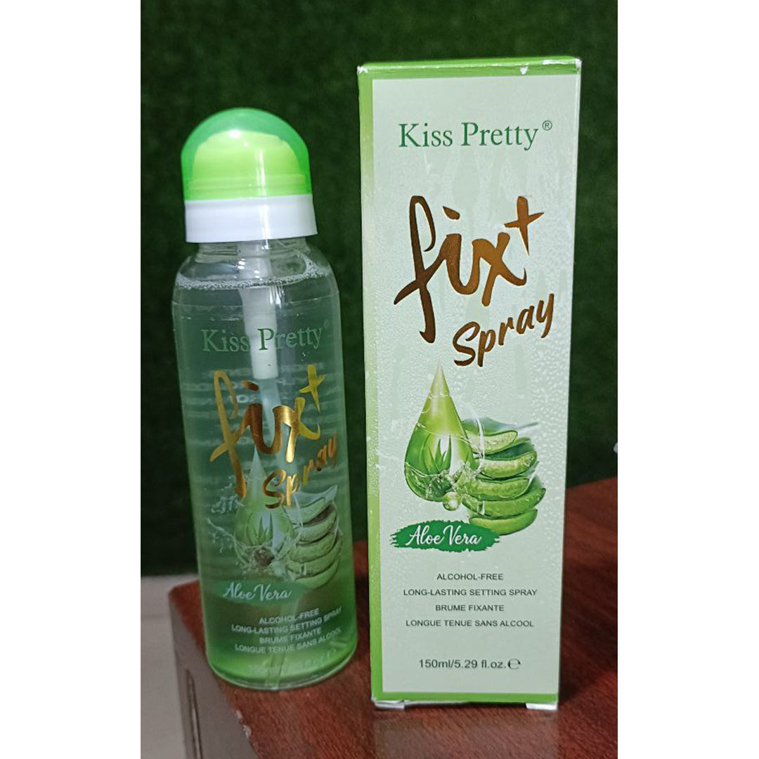 Kiss Pretty Makeup Fixer  | Aloe Vera Infused for Long-Lasting Makeup.