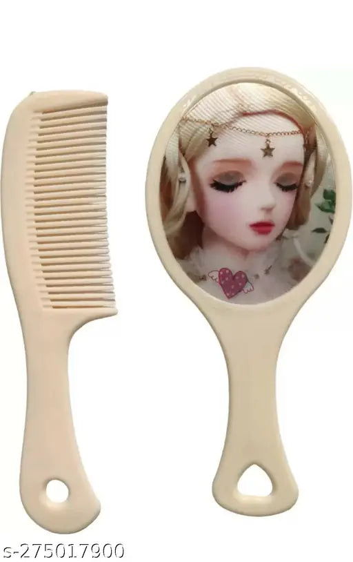 Mirror with Comb | Compact & Convenient Grooming Tool.