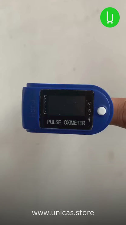 K-Life FTP-103 Finger Tip Pulse Oximeter: Accurate SpO2 and Pulse Rate Monitor for Adults (Blue)