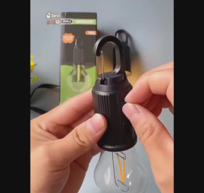 DesiDiya® Rechargeable Waterproof LED Camping Ligh t bulb | 3-Mode Hanging Lantern with USB