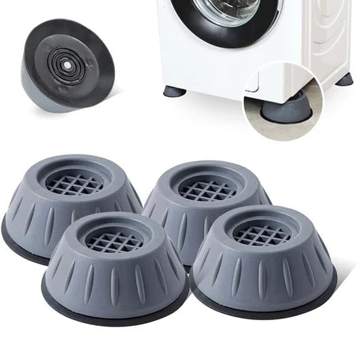 Anti Vibration Pad For Washing Machine - 4 Pcs Shock Proof Feet For Washing Machine, Kitchen, Table, Chair, Sofa, Bed