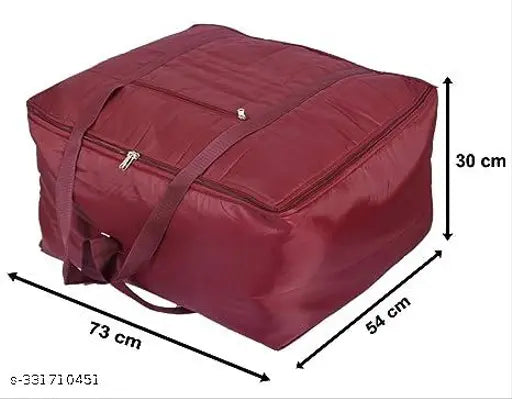 Zombata Jumbo Blanket Storage Bag - Durable & Spacious (Maroon)
