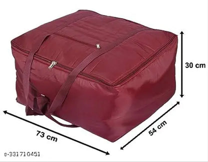 Zombata Jumbo Blanket Storage Bag - Durable & Spacious (Maroon)
