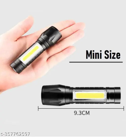 Compact Metal Torch | Portable & Durable LED Flashlight for Everyday Use.