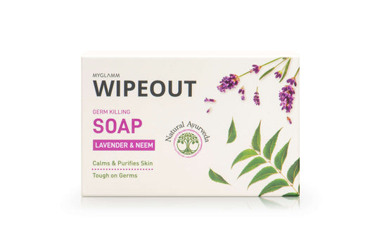 MyGlamm Wipe Out Soap | Lavender & Neem | Soothing & Purifying.