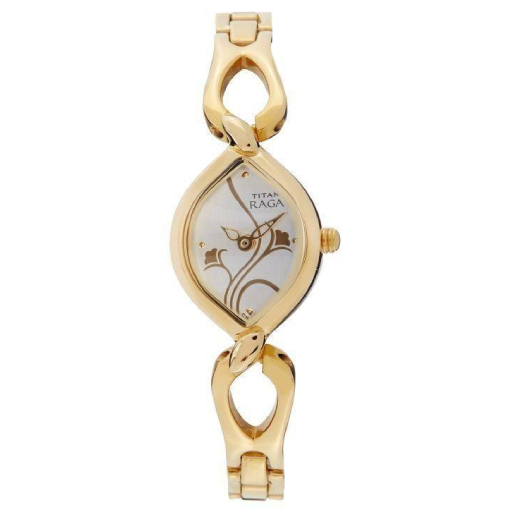 Titan Analog Silver Dial Women's Watch