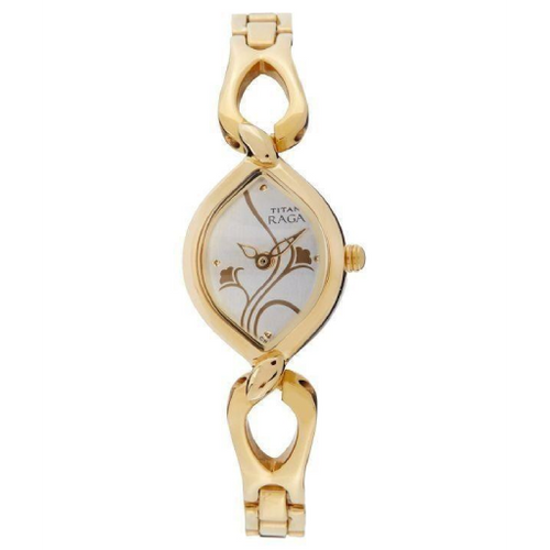 Titan Analog Silver Dial Women's Watch