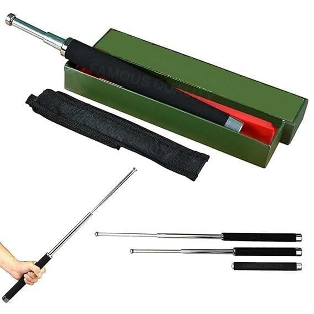 Durable Personal Self-Defense Stick for Men & Women with Nylon Bag Cover